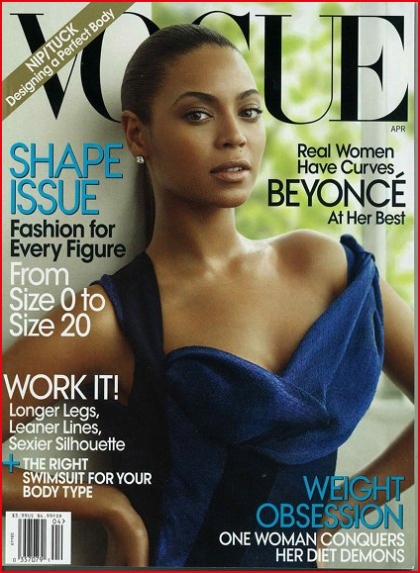 Looking as gorgeous as she wants to be, Beyonce Knowles is featured on the 